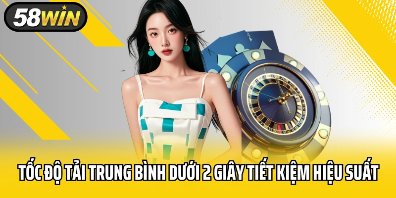Tốc độ tải trung bình dưới 2 giây tiết kiệm hiệu suất